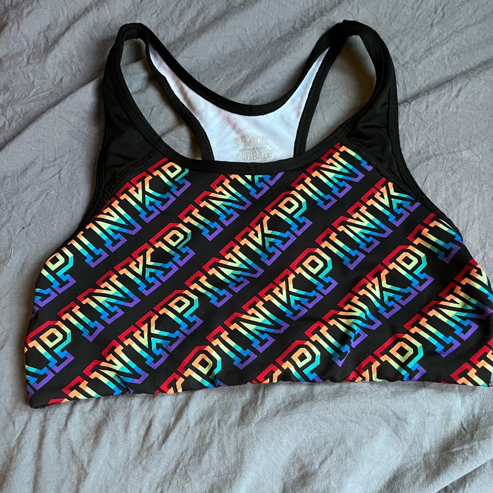 Pink Sports Bra